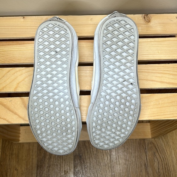 Vans Men’s size 4.5 Canvas/WHITE Hightop - Picture 5 of 5